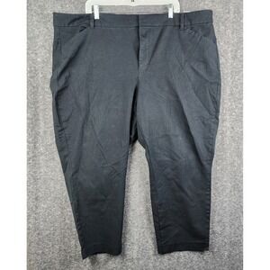 Old Navy Pixie Pants Women 26 Black Good High Rise Secret Smooth Pockets